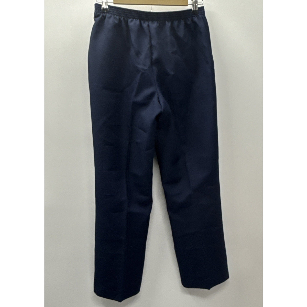Alfred Dunner Dress Pants Womens 6P Blue Pull On Waist Straight Leg Petite