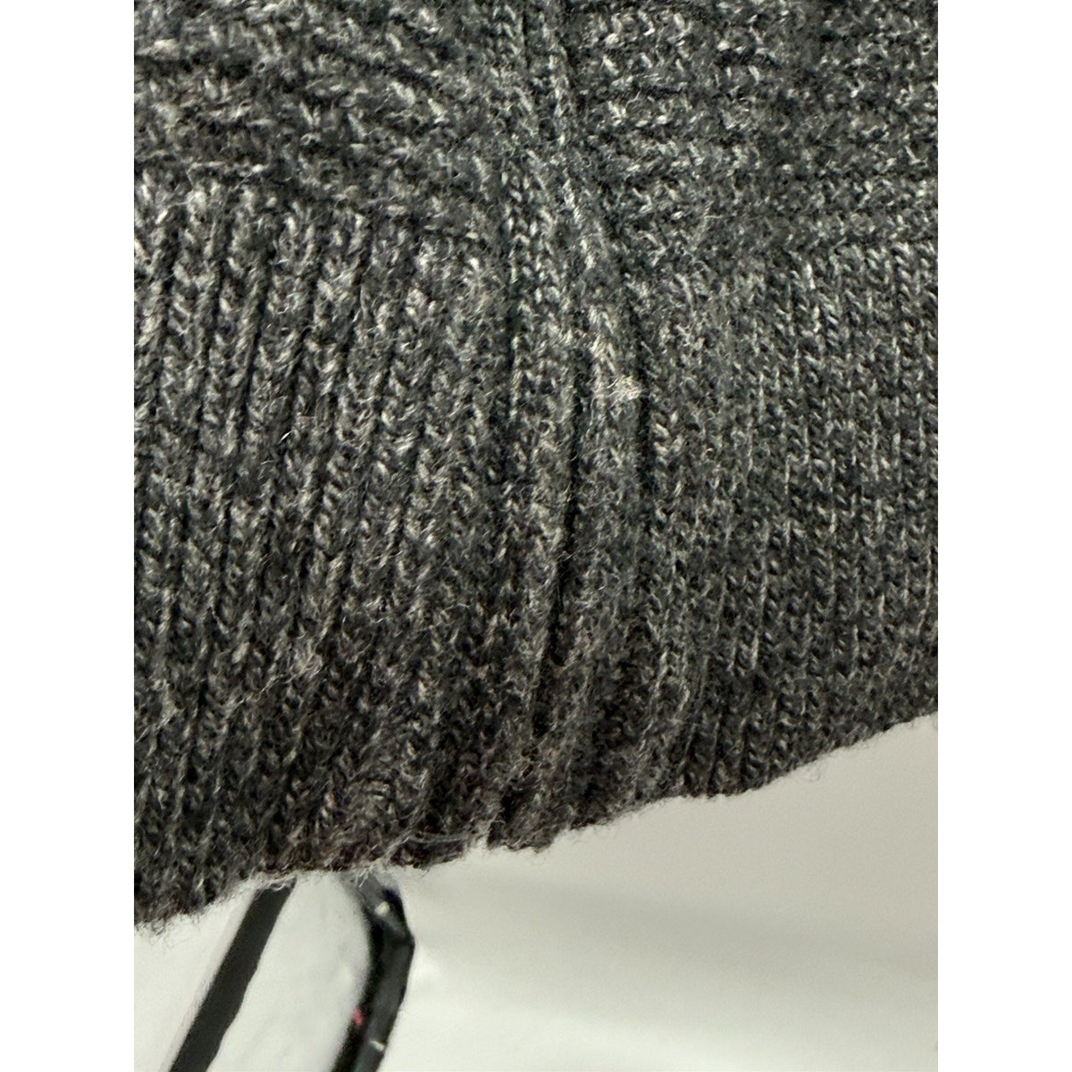 Joseph Abboud Men XL Wool Blend Full Zip Sweater Jacket Charcoal Gray Pockets