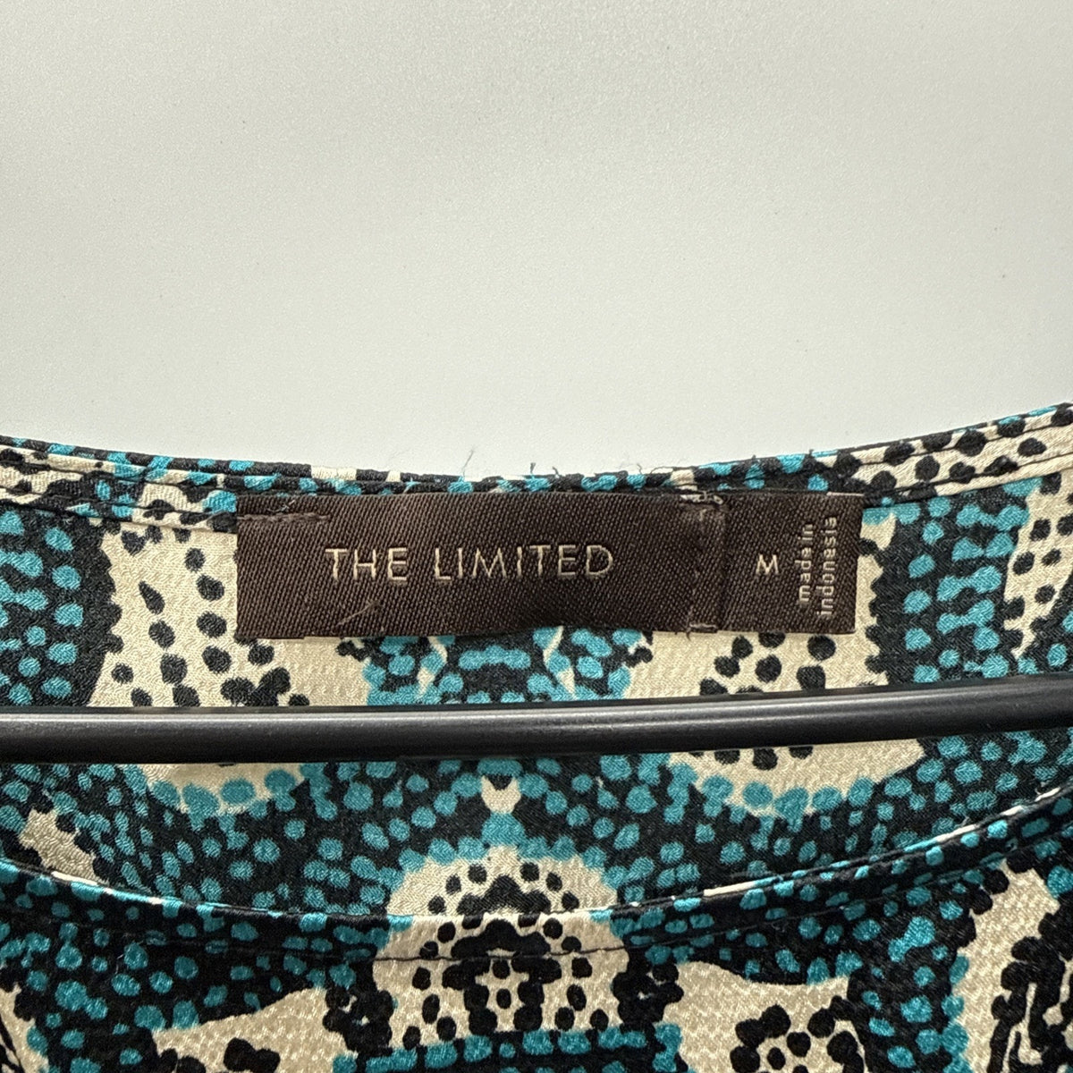 The Limited Women’s Patterned Multicolor Blue Sleeveless Top - Size Medium