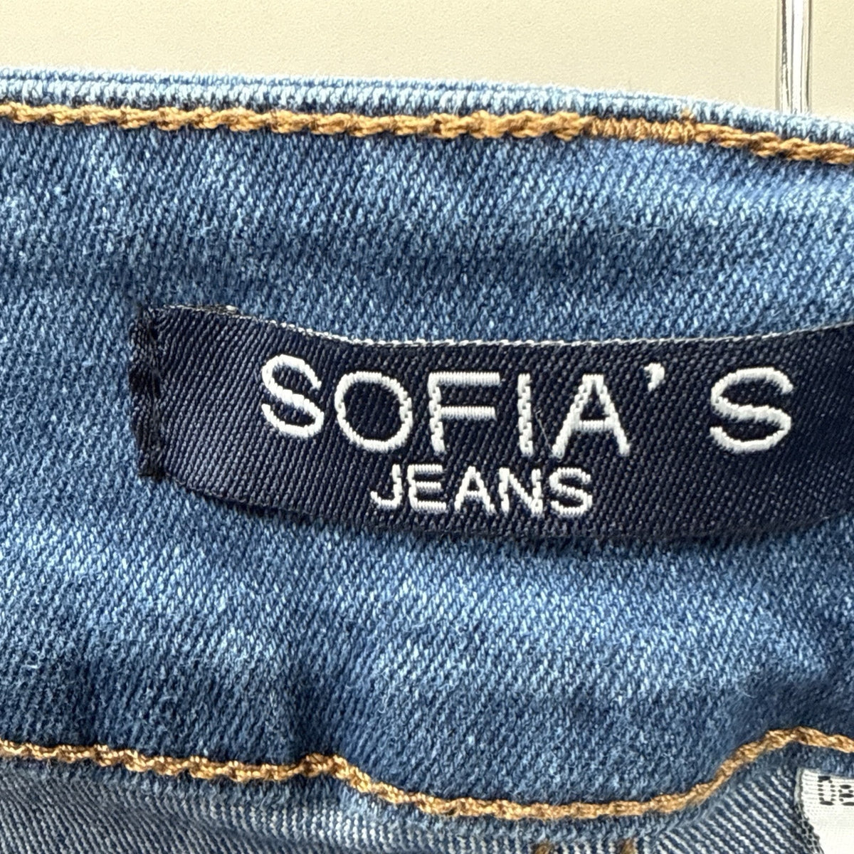 Sofia’s Jeans Womens 18 Blue Pull On Capri Jeans Stretch Mid Rise Denim Crop