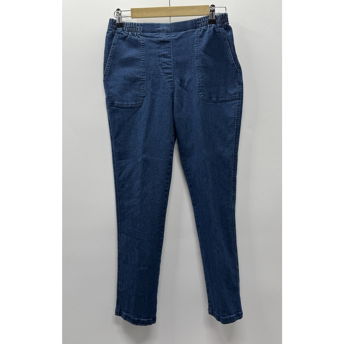 Allison Daley Women’s Denim Pants Size 8R Pull On Casual Comfort Pockets
