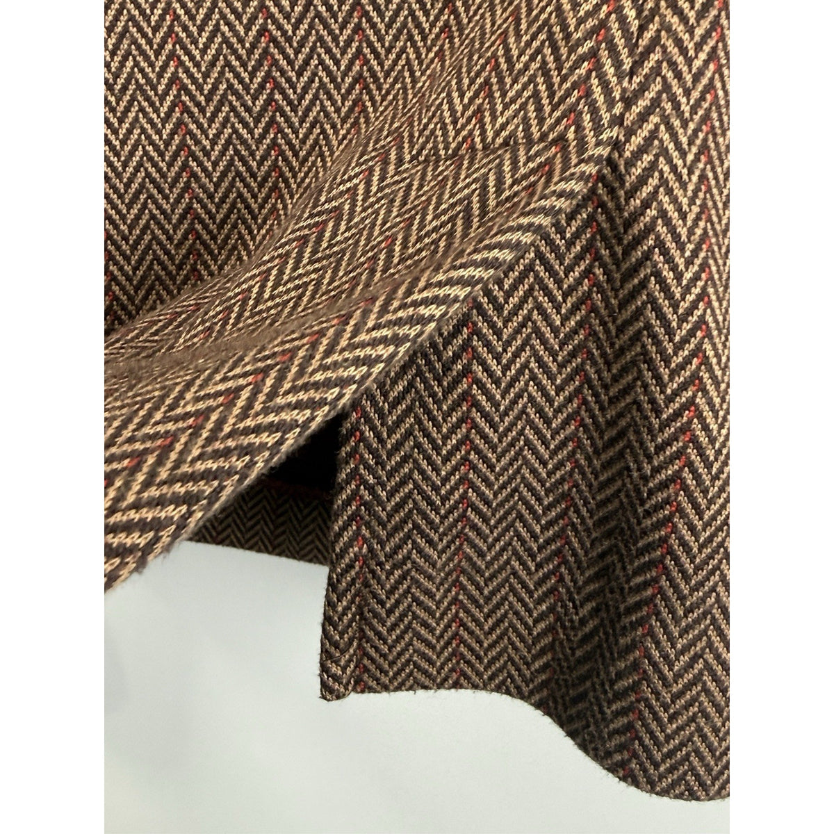 New York & Company Stretch Herringbone Blazer Jacket Women Medium Dark Academia
