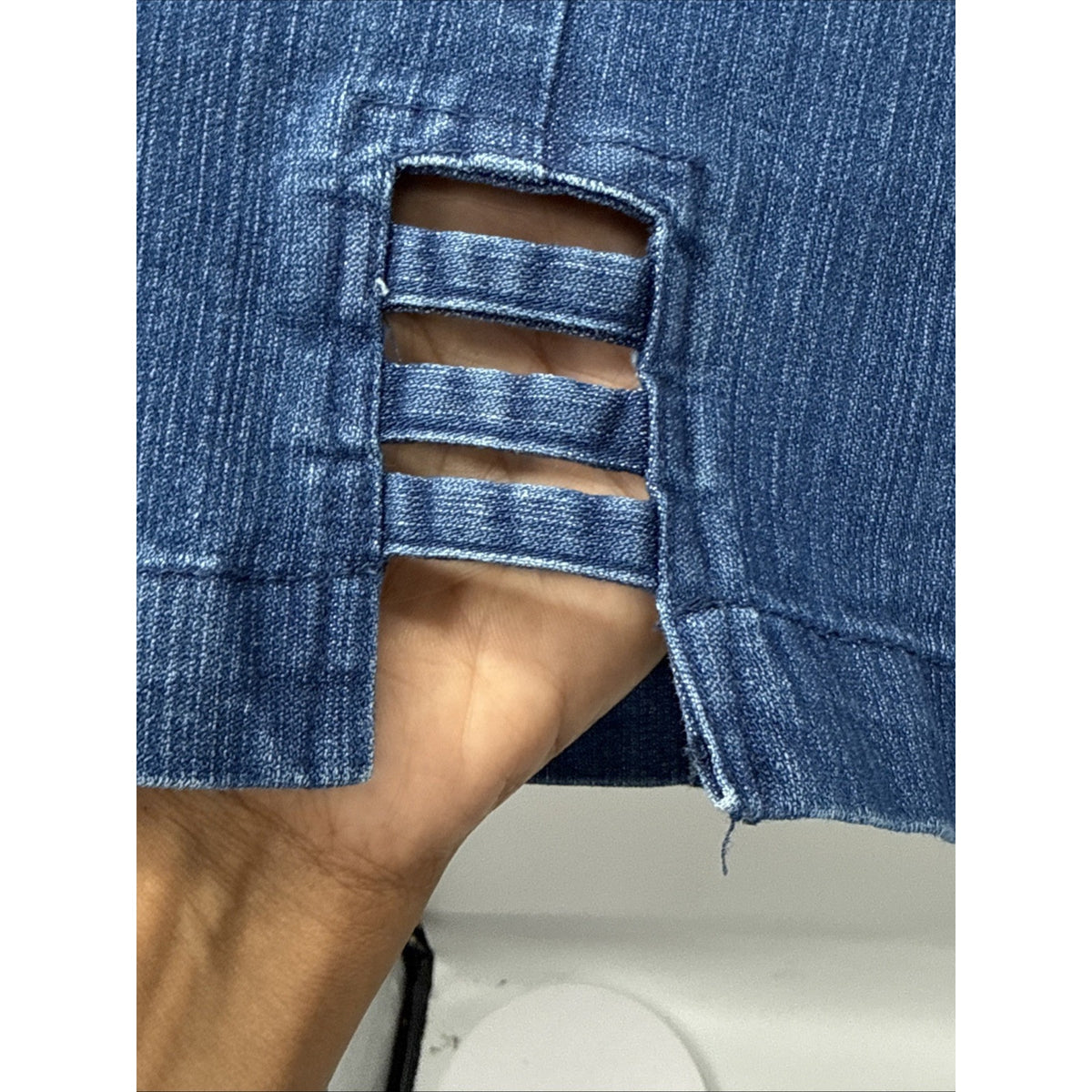 Slim-Sation Denim Jeans Women’s Size 20W Tummy Pannel Pull On Blue pants Stretch