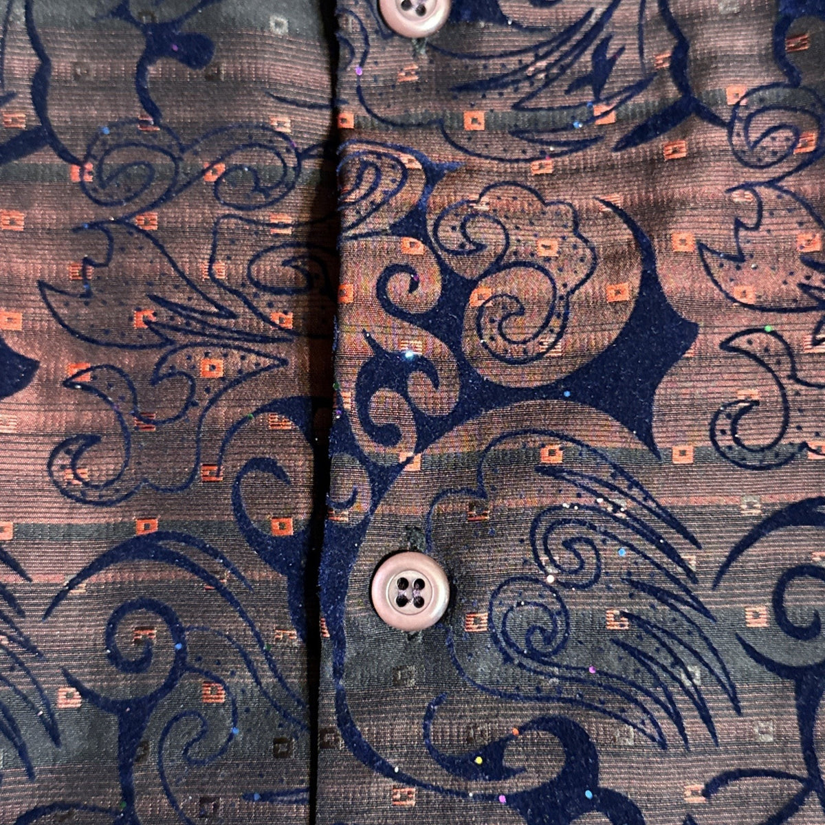 Pronti Collection By Phita Shirt Button Up Abstract Grunge Dark Academia Retro
