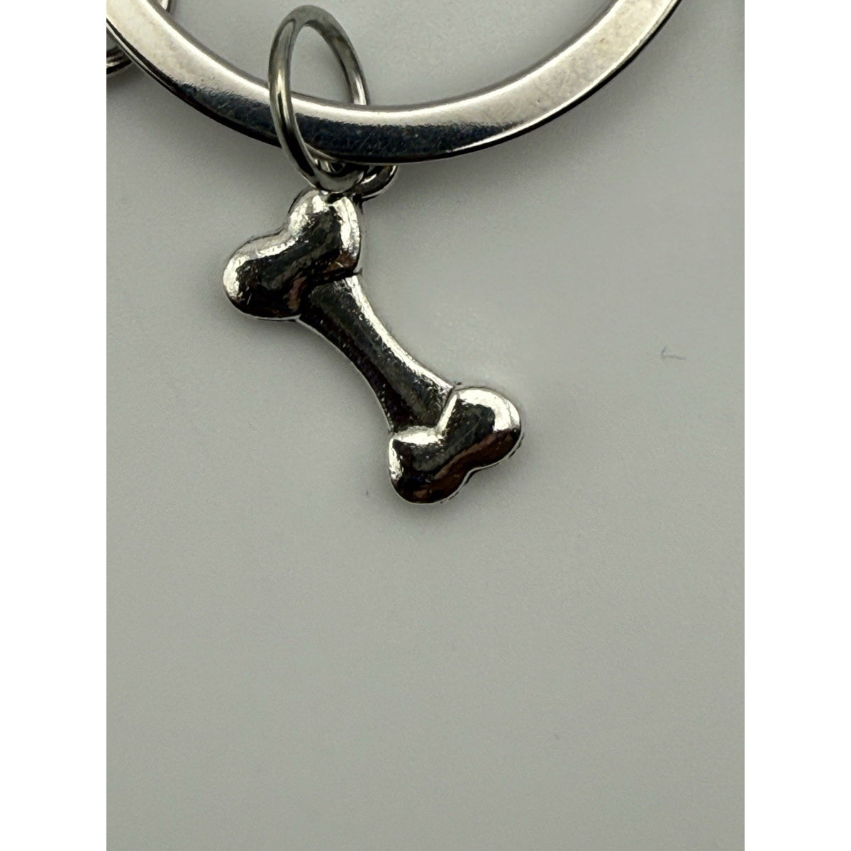 Ruby Ember Paw Glitter Dog Keychain Purse Charm Pet Lover Gift Red
