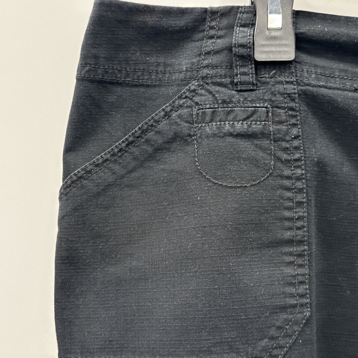 Womens Lane Byrant Black Bermuda Cargo Shorts Size 16