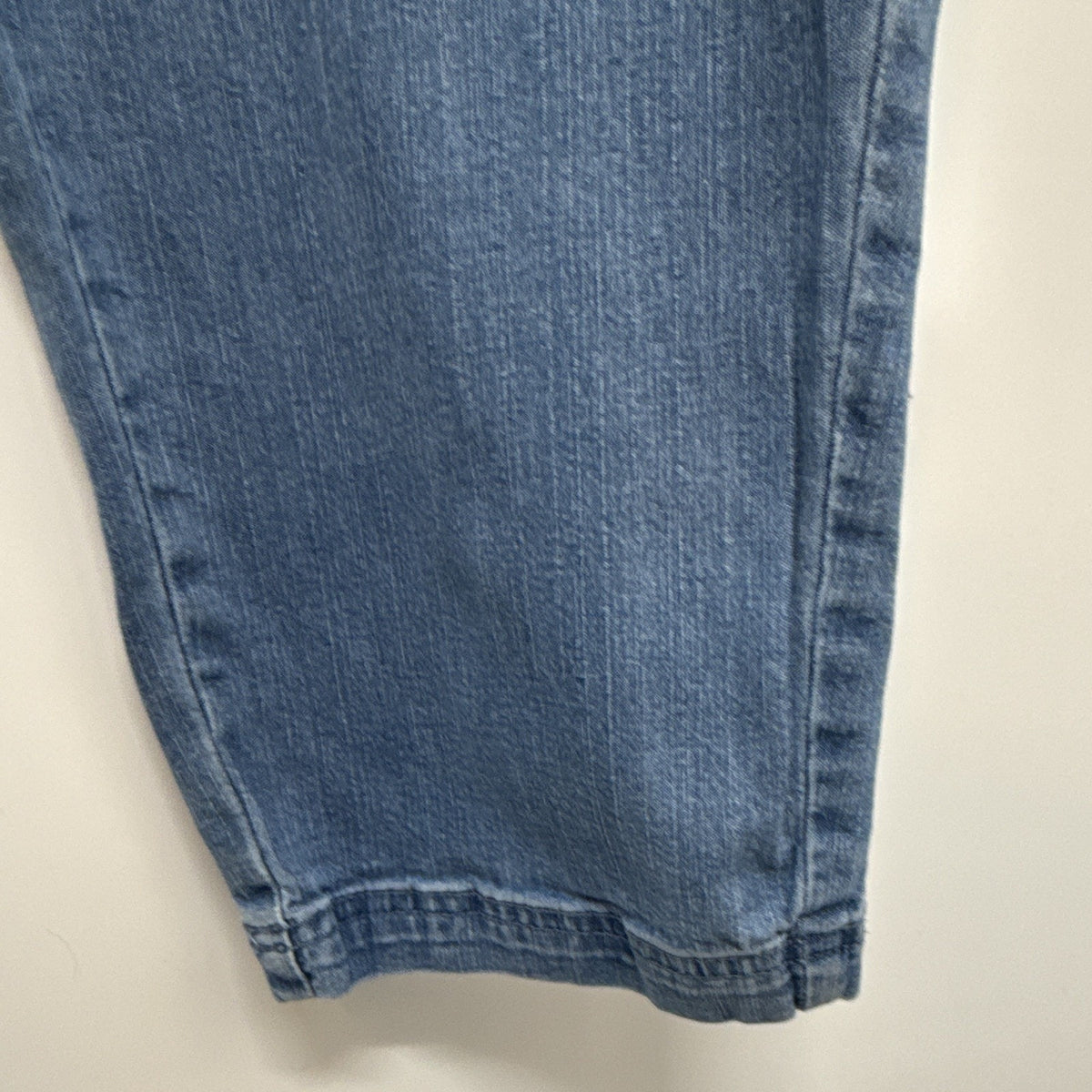 Croft & Barrow Women Pull On Stretch Denim Jeans Elastic Waist Pockets Blue 20W