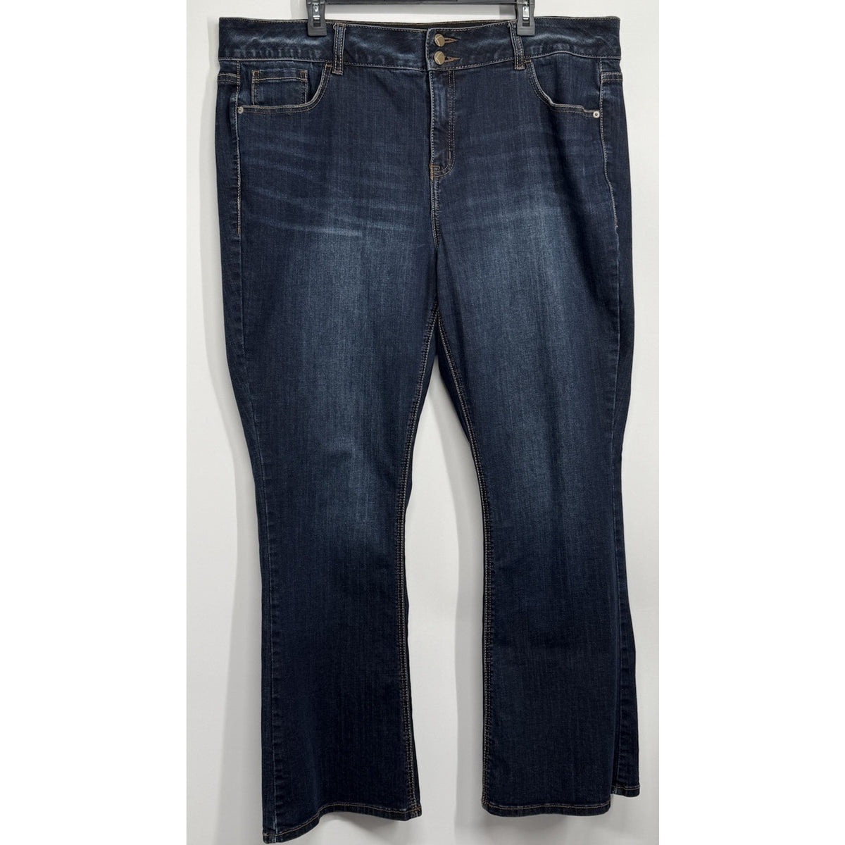 Lane Bryant Jeans Womens 20 Bootcut High Rise Dark Wash Stretch Denim