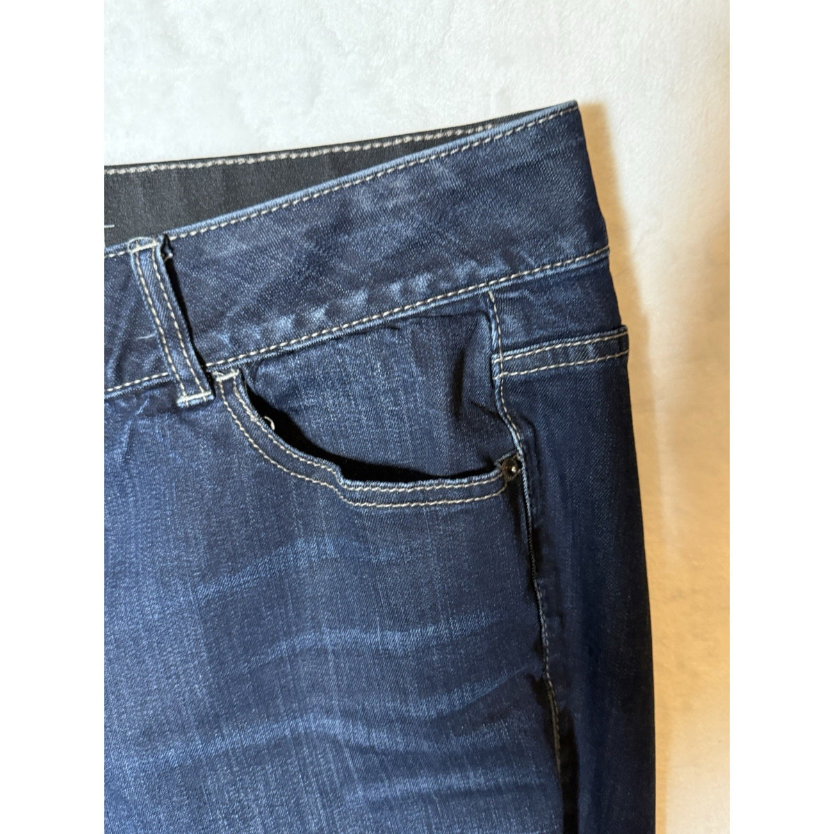 Lane Bryant Skinny Jeans Womens 18 Regular Tighter Tummy Dark Wash Stretch