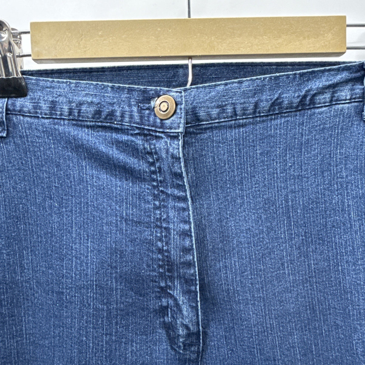Ruby Rd. Woman Med Wash Denim Blue Jeans Plus Size 22W 5 Pocket Casual Pants