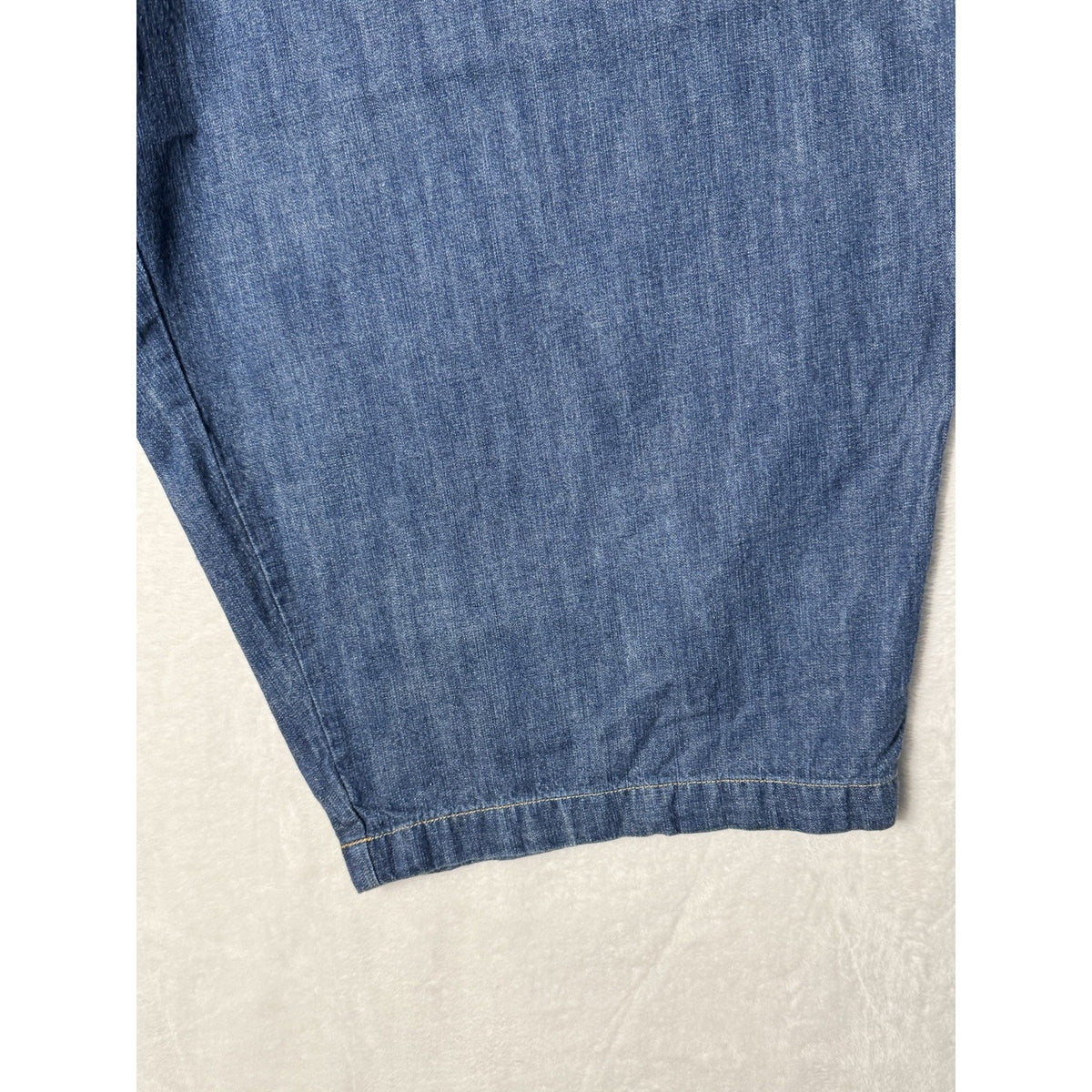 White Stag Capri Crop Jeans Women’s Plus Size 24W Elastic Waist Inset Straight