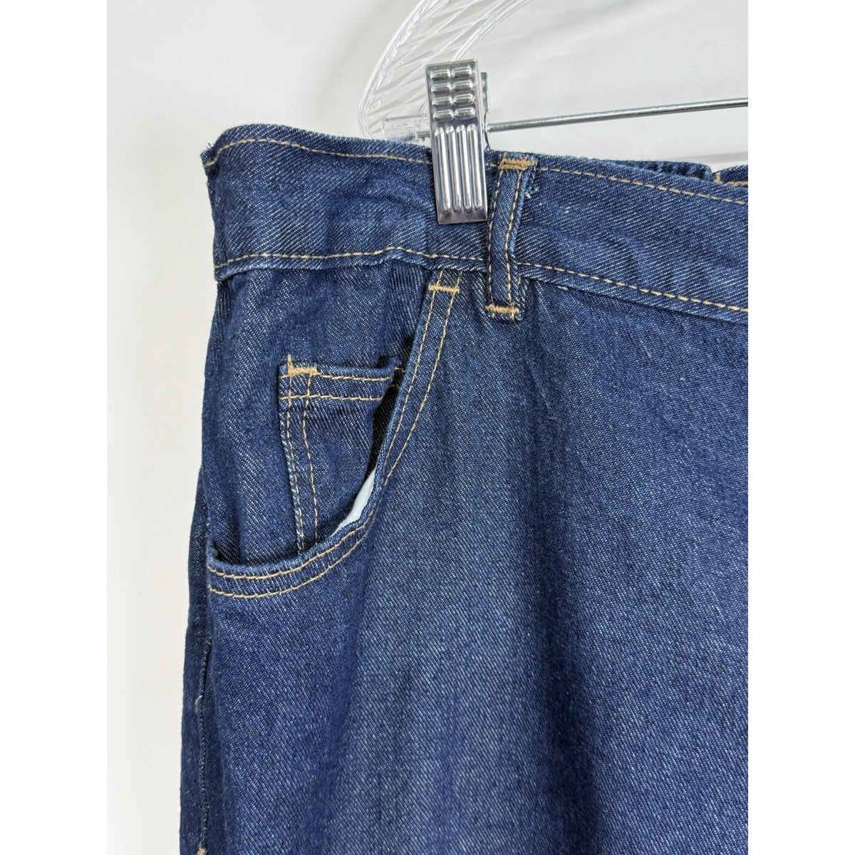 Woman Within Women’s 22W Blue Denim Jeans Elastic Back Waist
