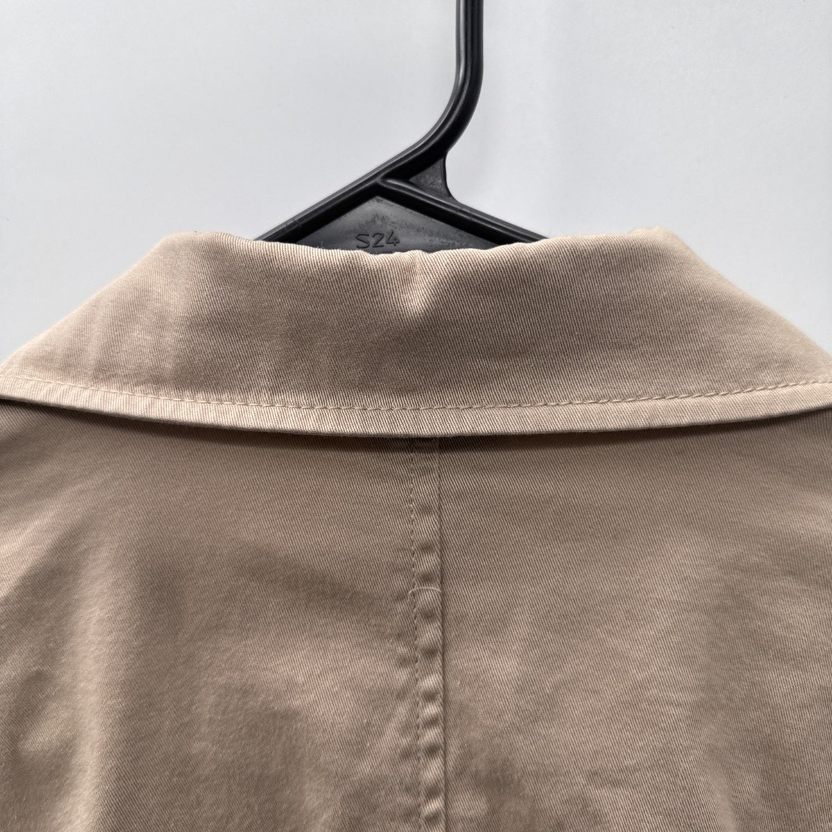 Venezia Womens Jacket Size 14 Khaki Tan Stretch Cotton Utility Career 3 Button