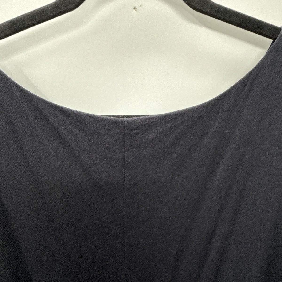 Lands’ End Plus Size 2X Faux Wrap Knit Dress Black Casual Sleeveless