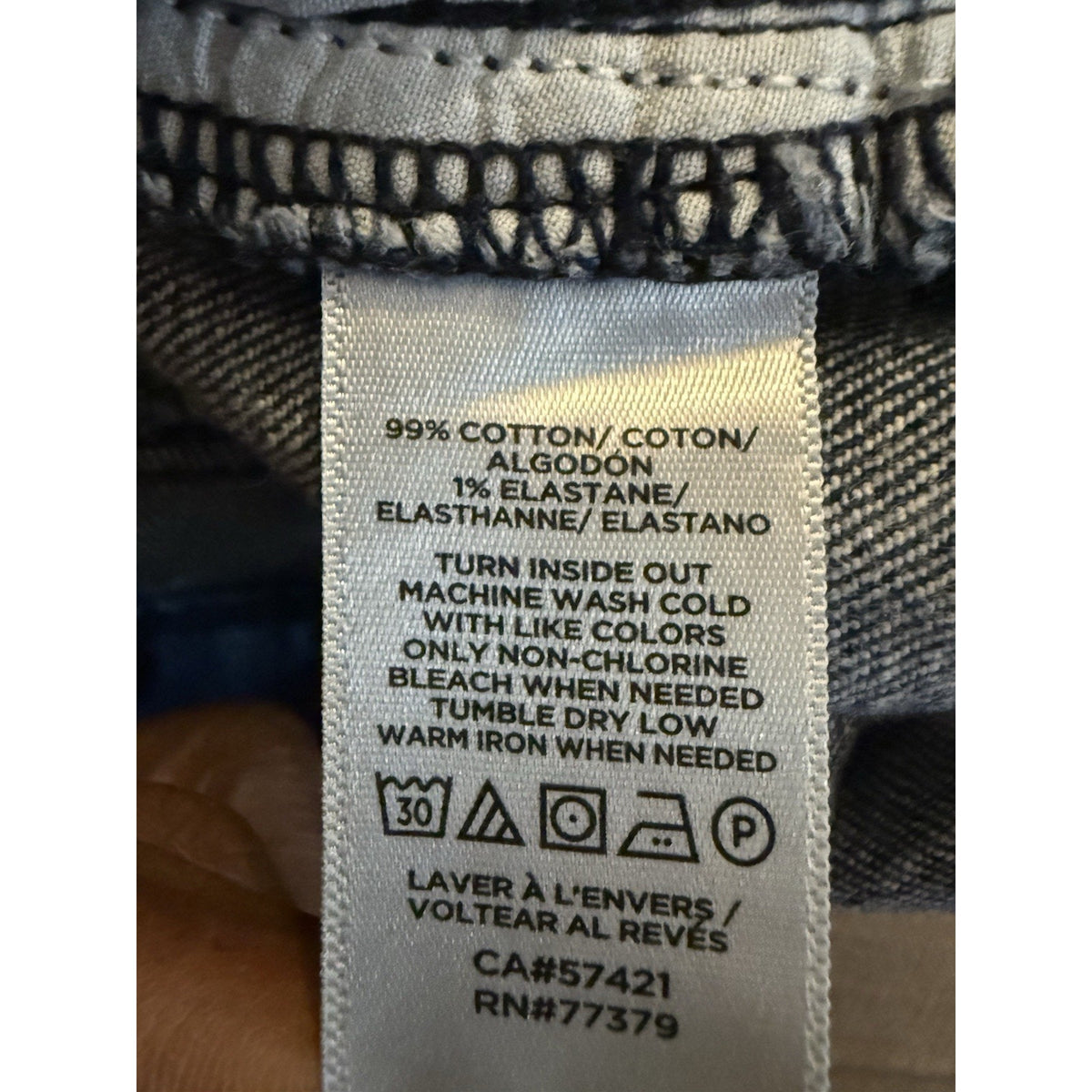 Ann Taylor Factory Jeans Womens 12 Blue High Rise Straight Leg Stretch Denim