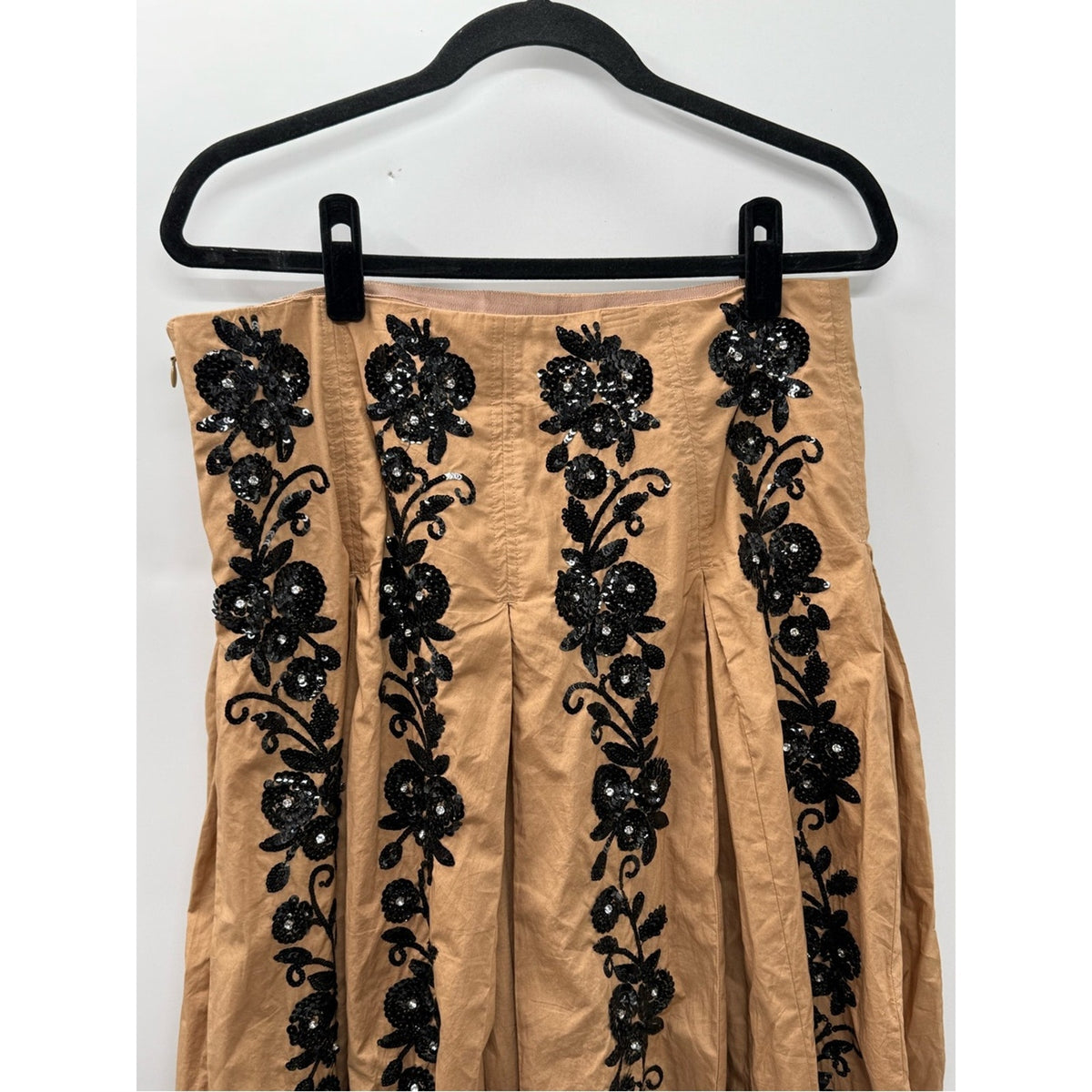 J.Crew Collection Spring 2025 Embellished Cotton Midi Skirt – Size 12