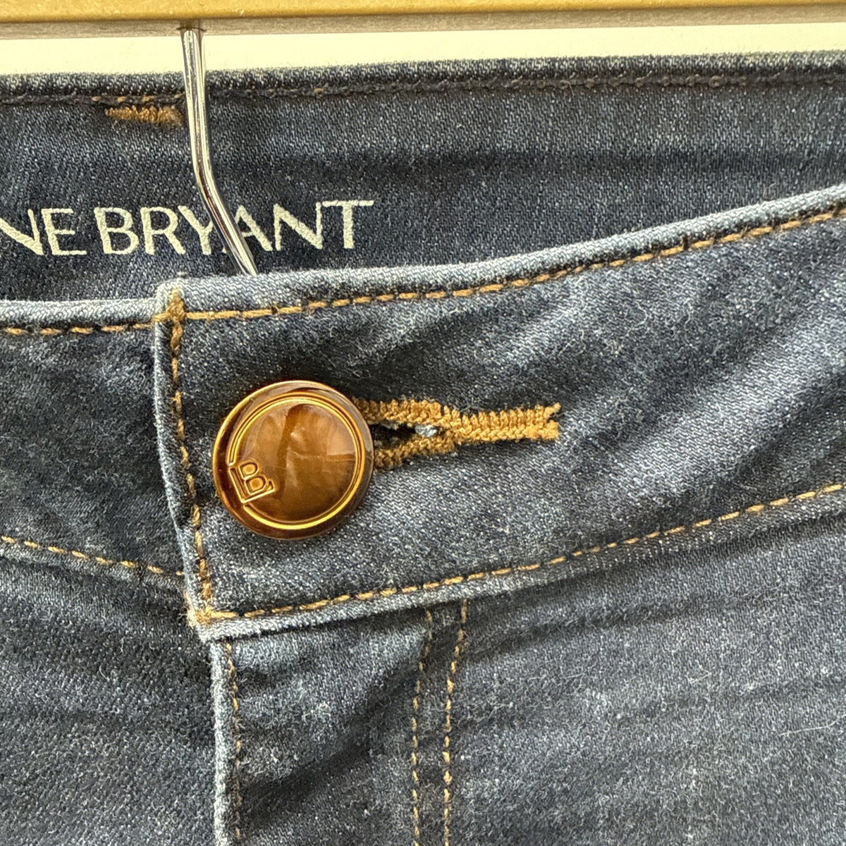 Lane Bryant Skinny Blue Jeans Women’s 18R 5 Pocket Casual Dark Wash Comfort