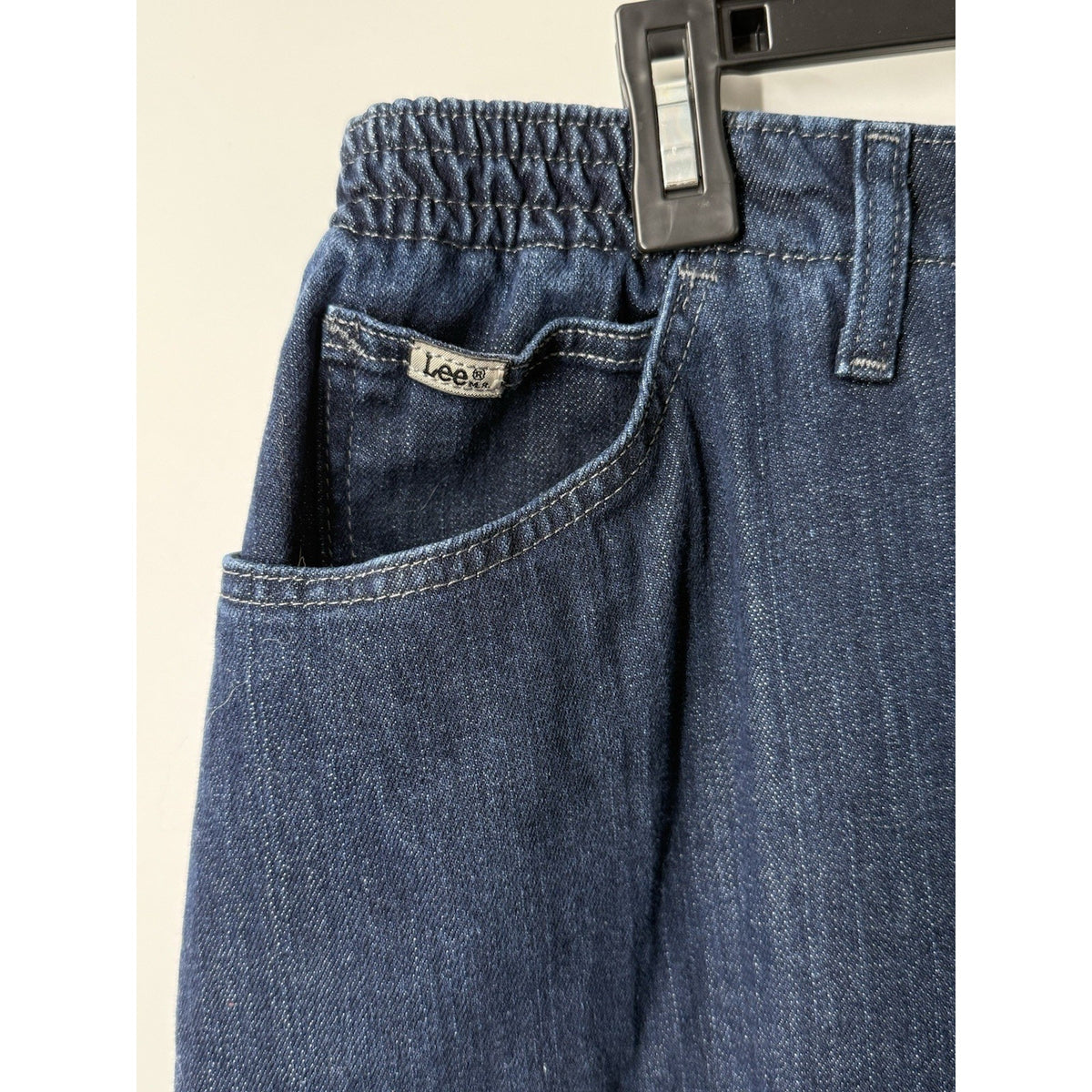Lee Relaxed Fit 18W Medium Denim Jeans Stretch Blue High Rise 30.5 Inseam