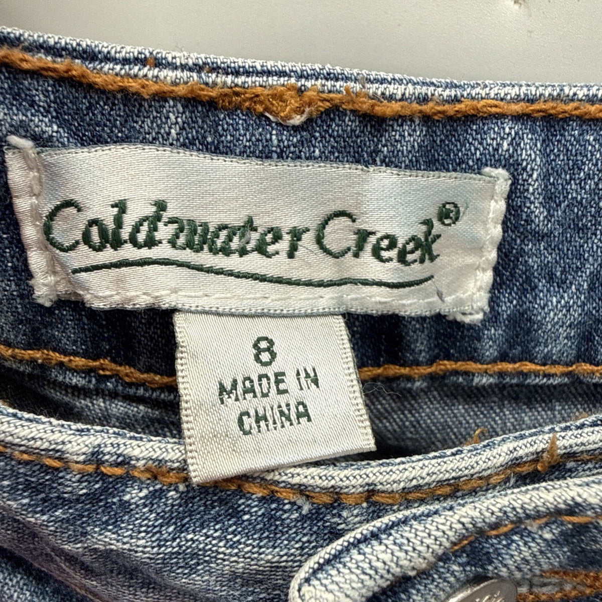 Cold water Creek Jeans Women’s Size 8 Straight Leg 5 Pocket Casual Denim