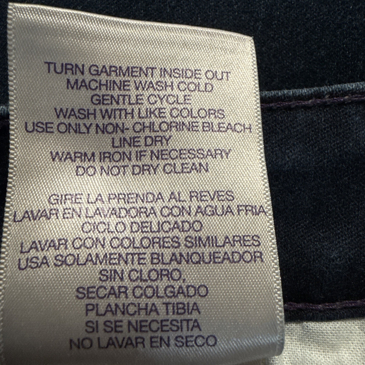 NYDJ Women Skinny Jeans Dark Wash Blue Lift Tuck Technology Sz 12 long legging