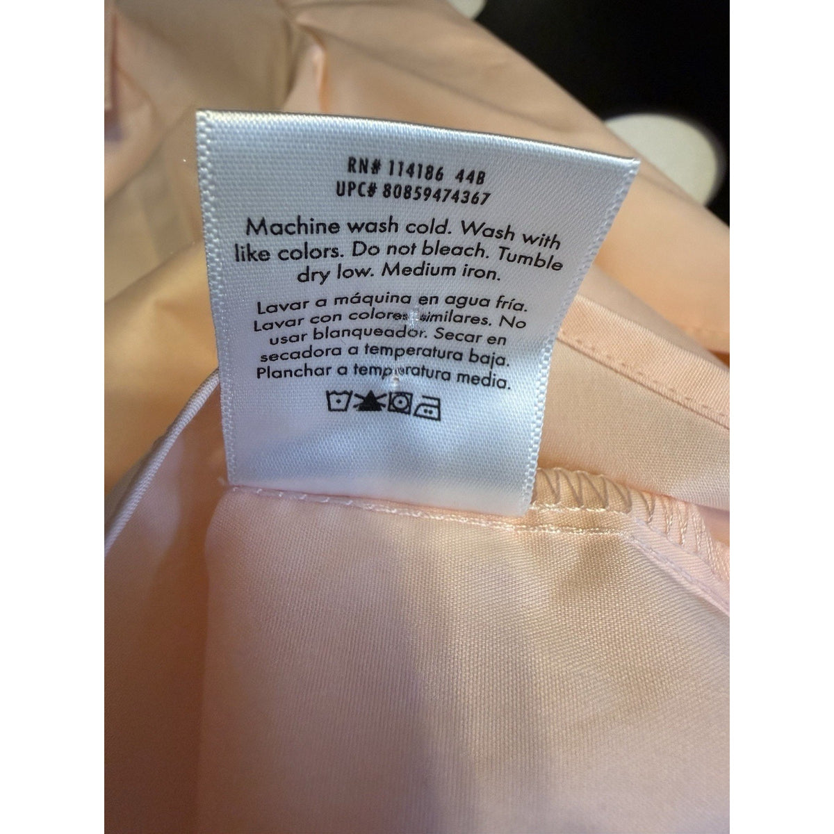 George Pink Button Front Stretch Career Blouse Women’s 2X 20 Office Classic Top