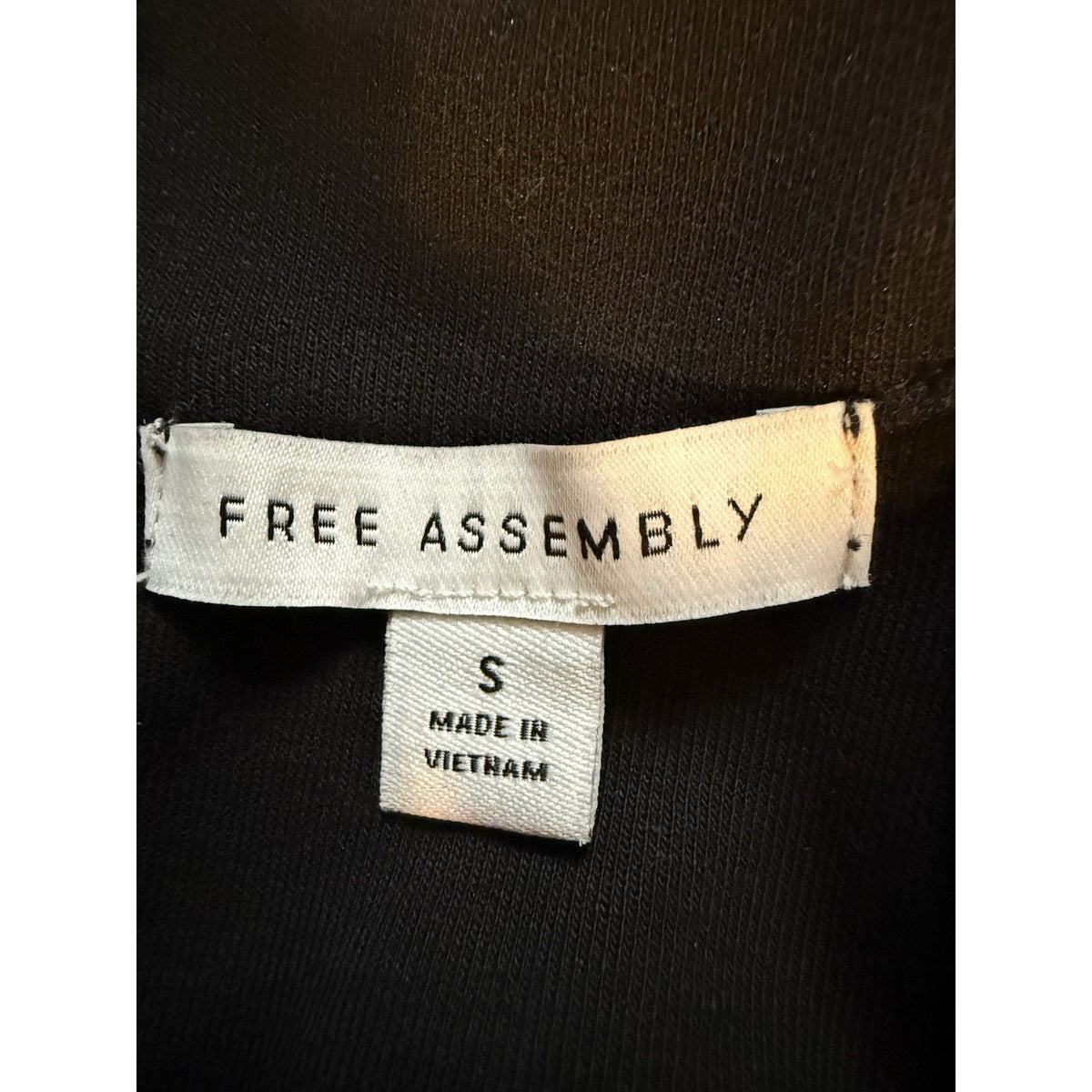 Free Assembly Black Sleeveless Knit Shift Dress Women’s Small Minimalist Casual