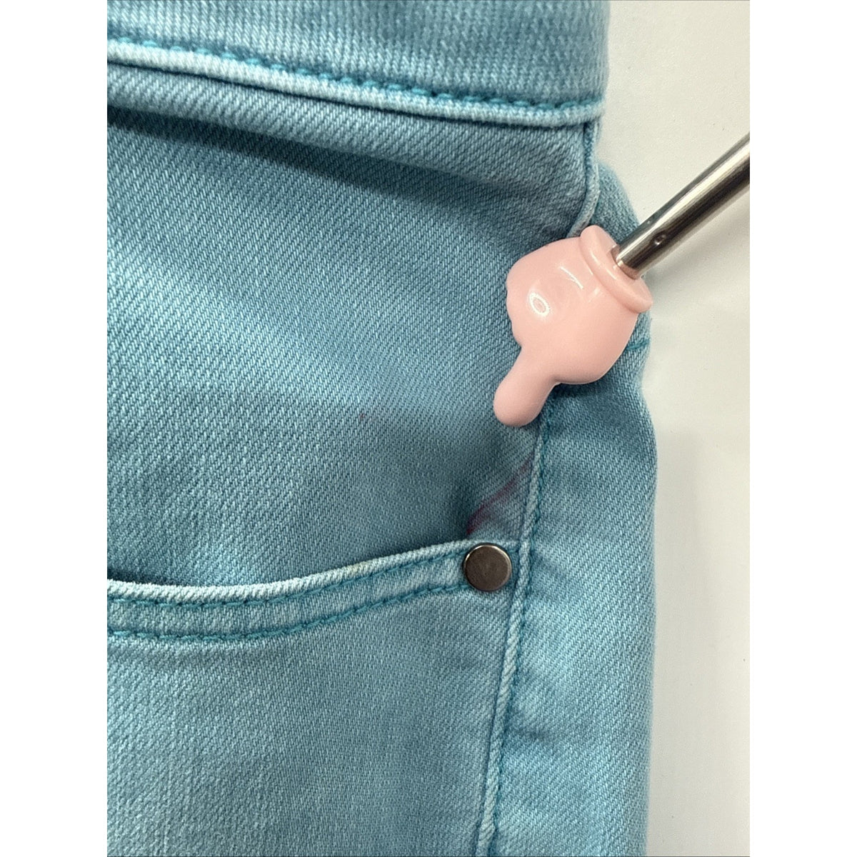 Lane Bryant Shorts Plus Size 28 Aqua Blue Relaxed Girlfriend Fit Denim