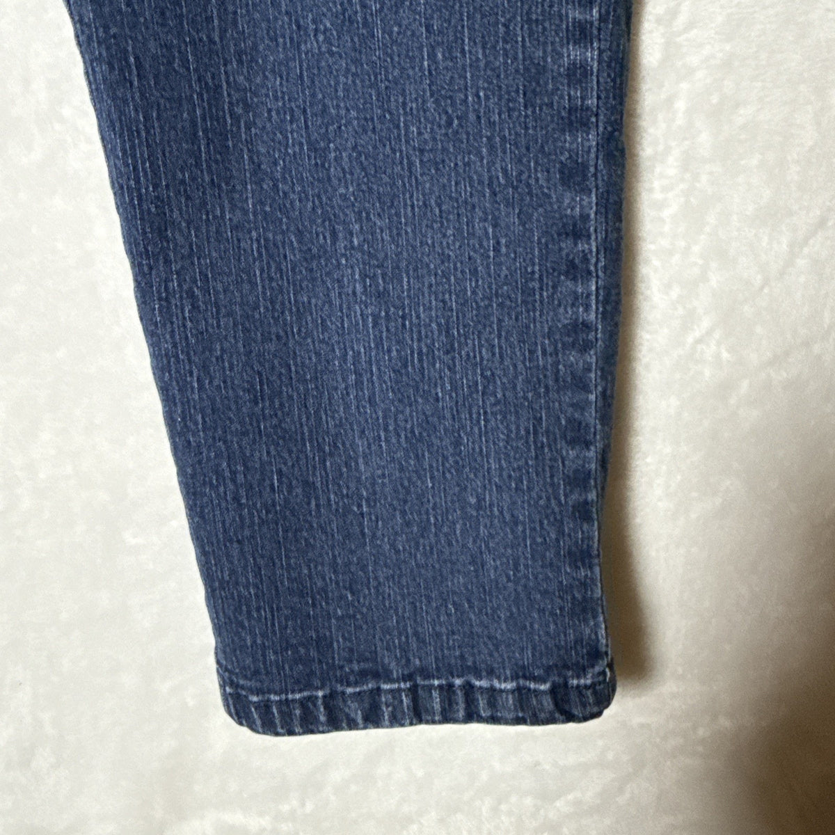 Ruby Rd. Women's 10 Jeans Blue Denim Stretch Faux Front Pockets Casual Pullon