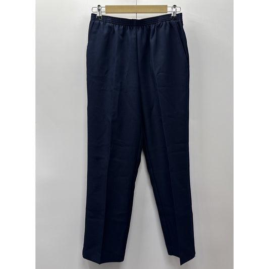Alfred Dunner Dress Pants Womens 6P Blue Pull On Waist Straight Leg Petite