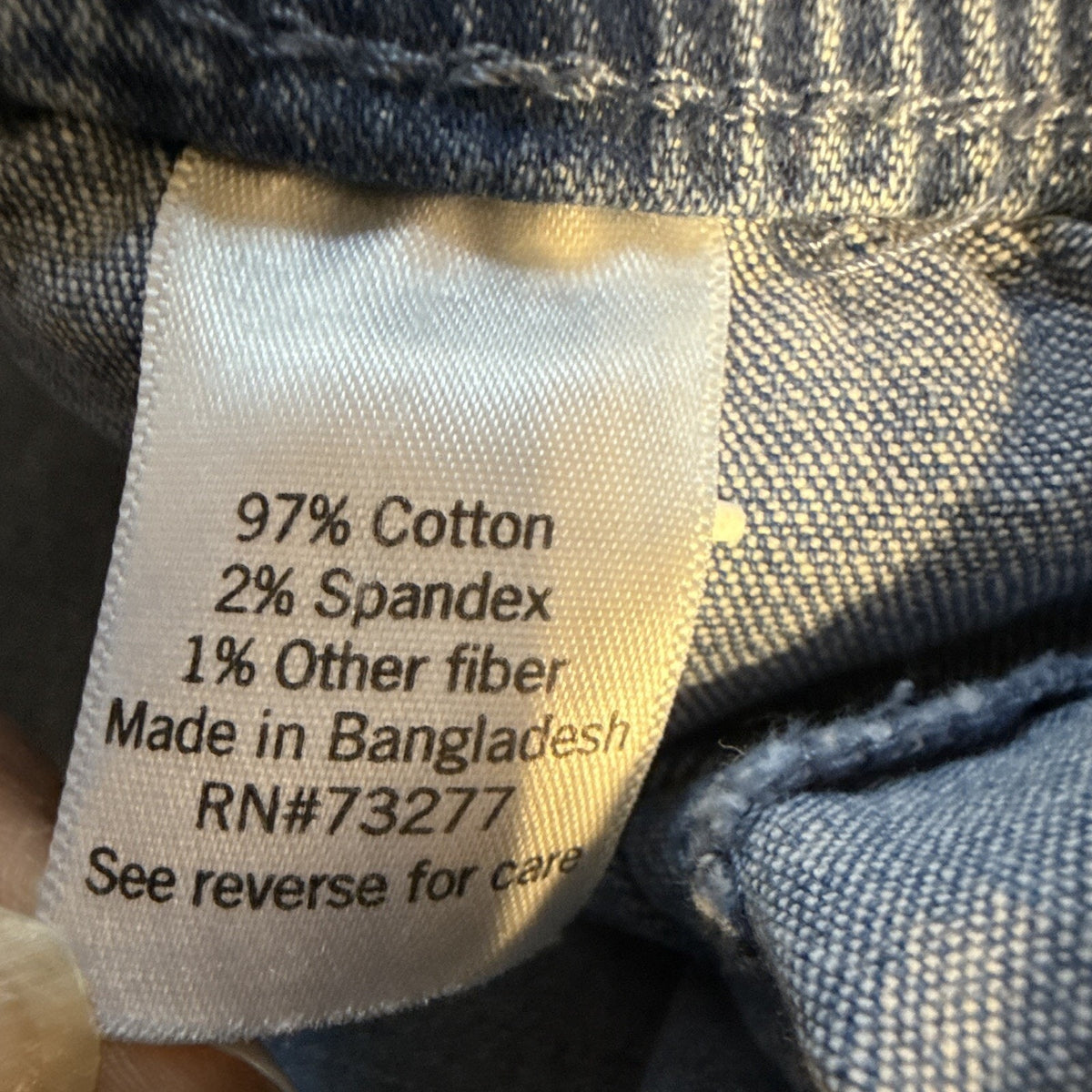Croft & Barrow Women Pull On Stretch Denim Jeans Elastic Waist Pockets Blue 20W