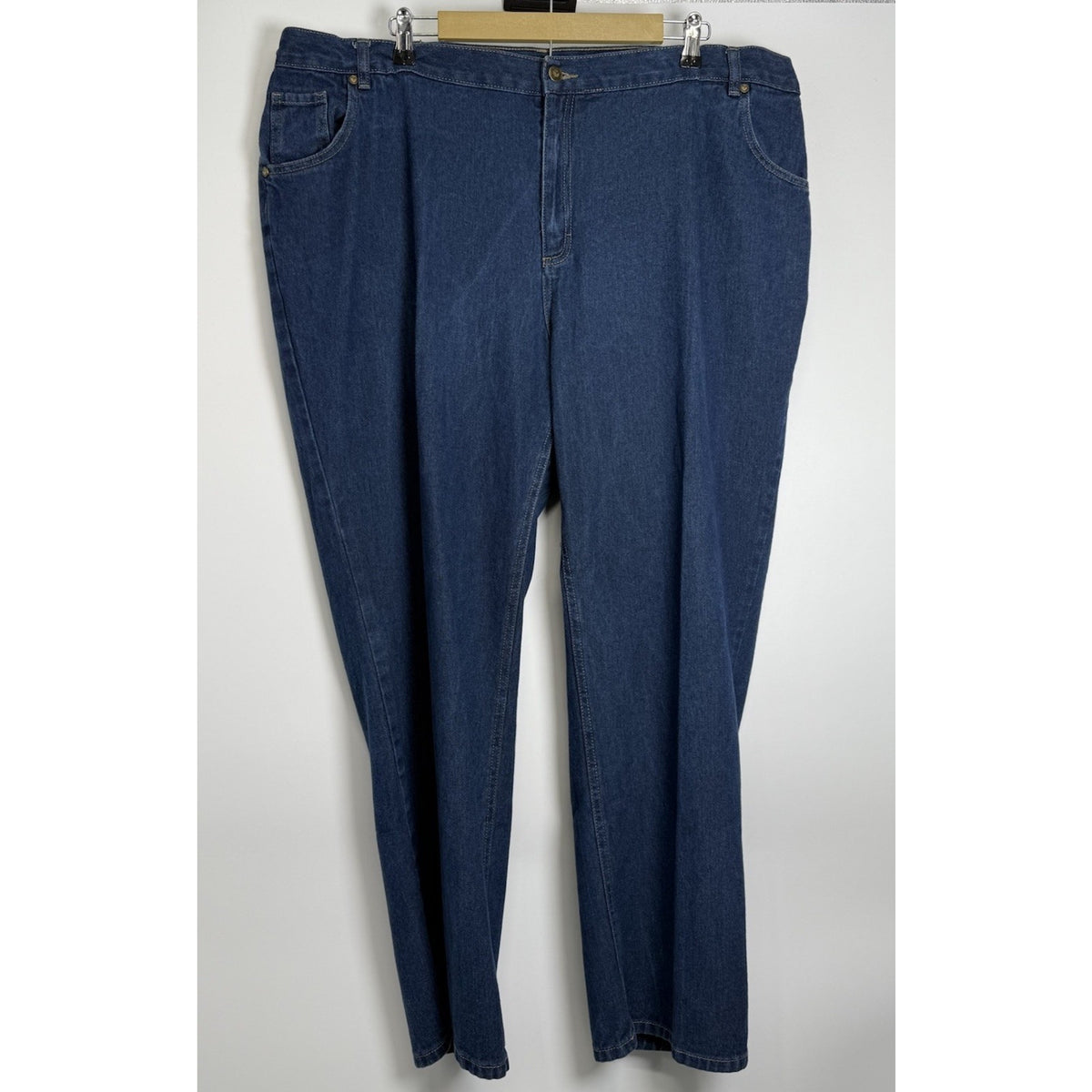 Woman Within Women’s-jeans Sz 24W Zip Front And Button Closure 100% Cotton GUC