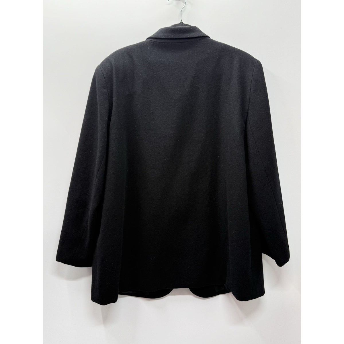 Sag Harbor II 100% Wool Black Blazer Womens 18W Made USA Career Office Jacket