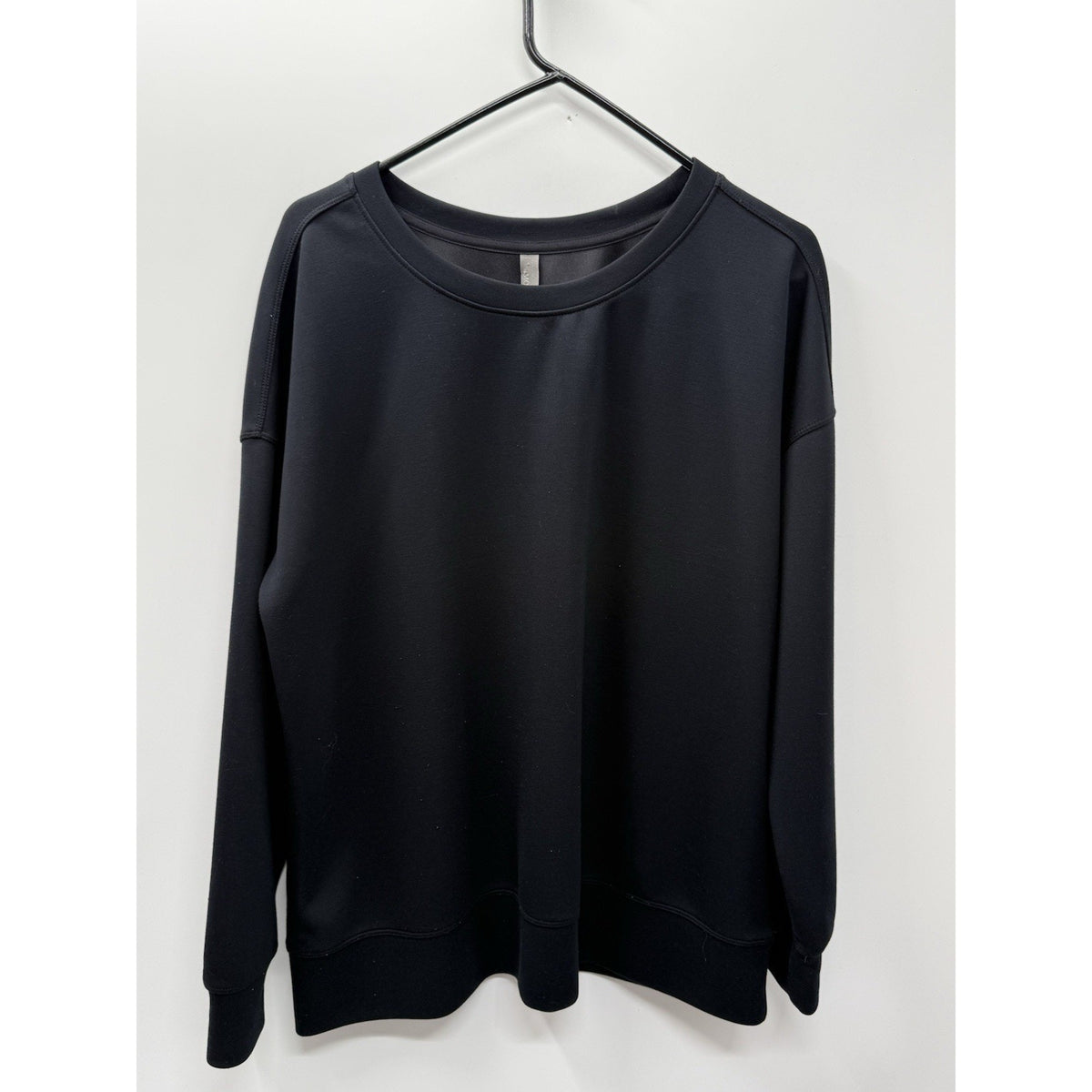 Mondetta XL Black Crewneck Sweatshirt Long Sleeve Stretch Pullover Athleisure