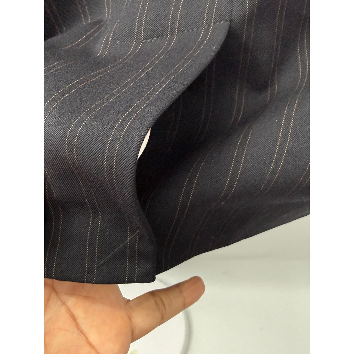 Style & Co Woman 18W NWT Black Pinstripe Stretch Blazer Career Office Jacket