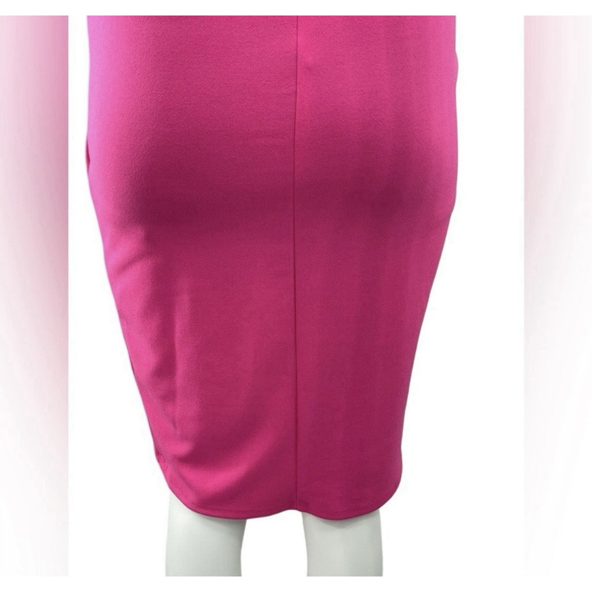 Bisou Bisou faux wrap dress Womens Size 4 Halter Party NWT Pink Barbiecore