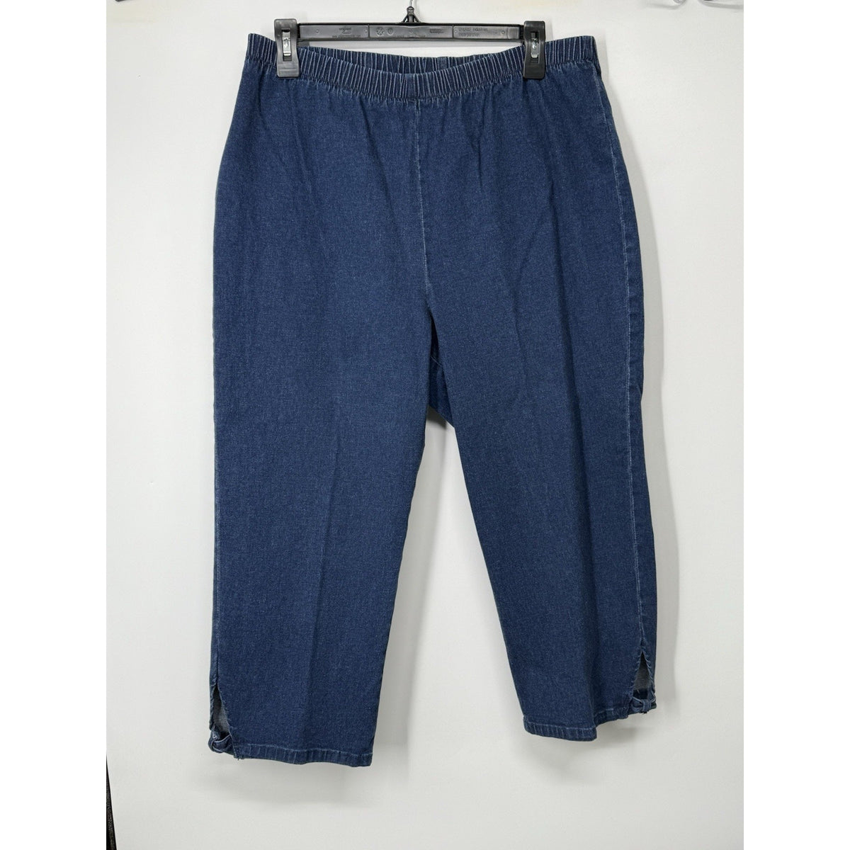 Cabin Creek Jeans Women’s Pull On Elastic Waist Stretch Size 1X Crop Pants