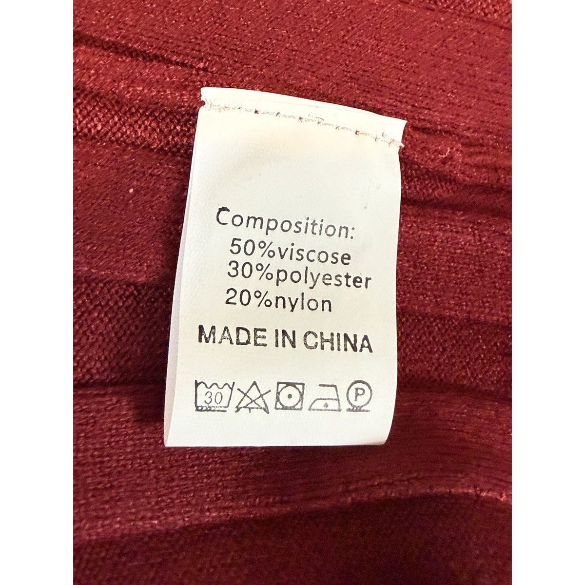 AIOPESON Ribbed Knit Turtleneck Sweater XXL Red Stretch Soft Minimalist Classic