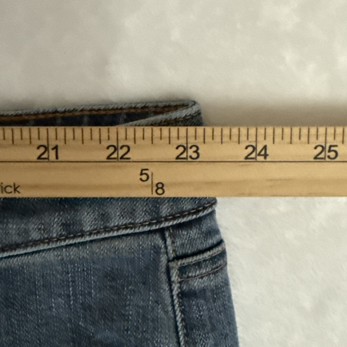 TALBOTS Flawless Girlfriend Short Women Size 22W Denim 5 Pocket