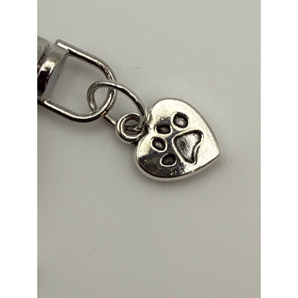 Emerald Meadow Paw Print Dog Keychain Purse Charm Dog Lover Gift Handmade