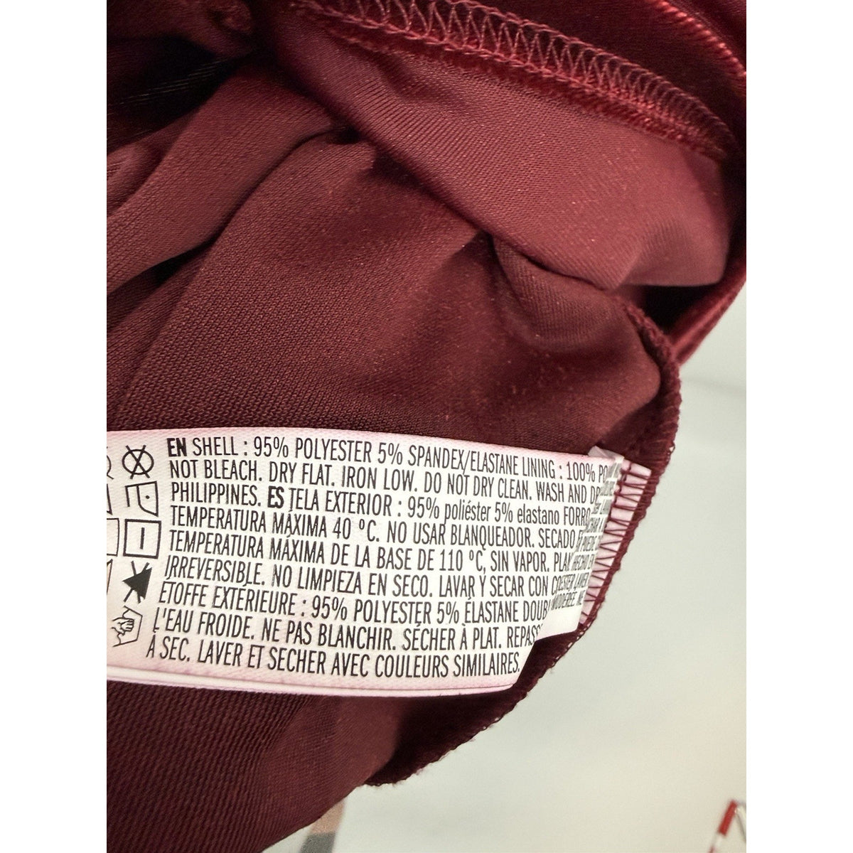 FOREVER 21 Womens Plus 0X Burgundy Velvet V Neck Strappy Mini Slip Dress Zip