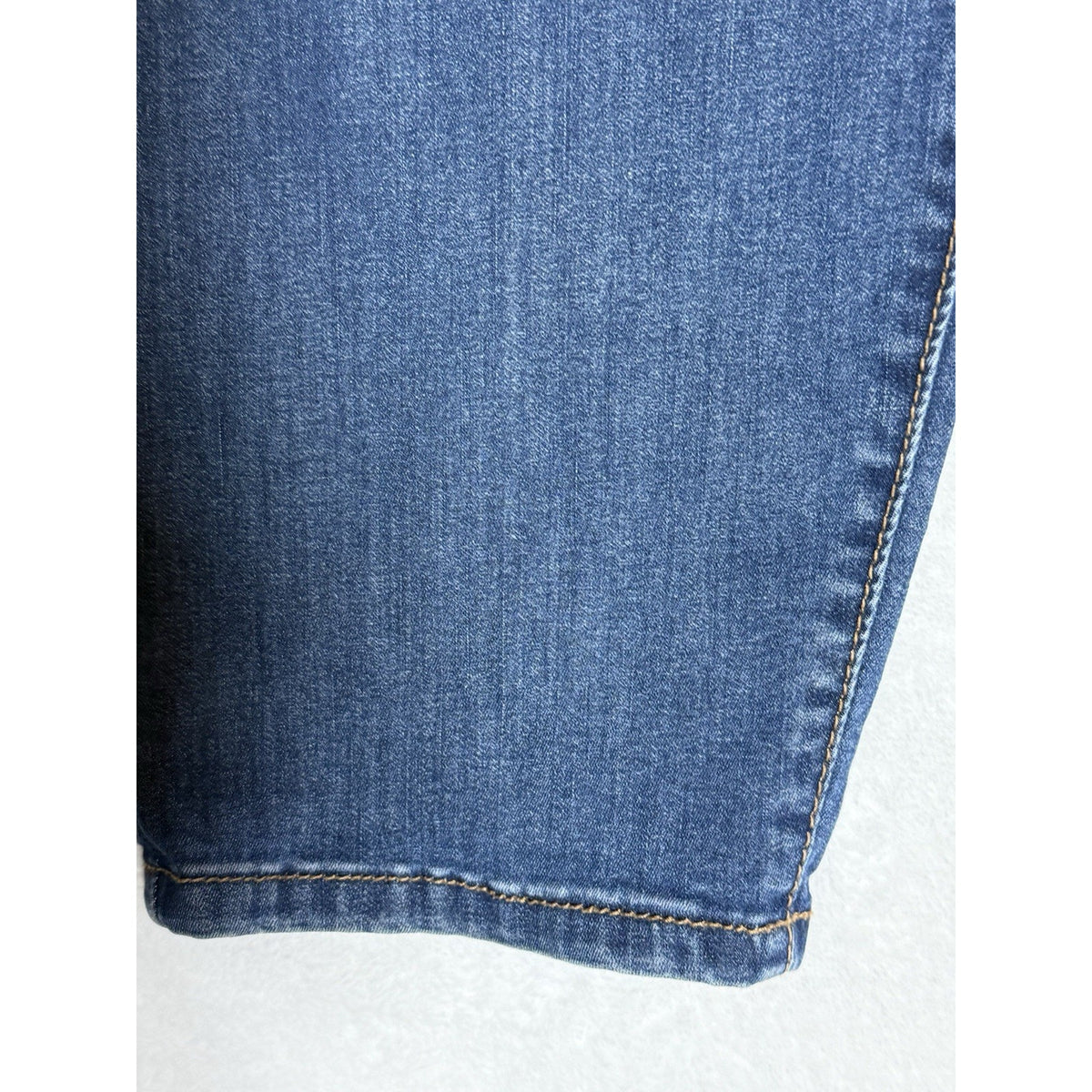 Terra & Sky Women 22W Petite Skinny Jeans Stretch Denim Medium Wash Plus Size