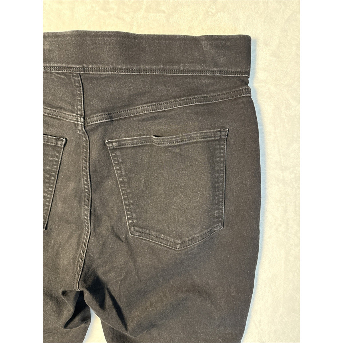 Terra & Sky Jegging Jeans Womens 0X 14W Black Wash High Rise Pull On Denim