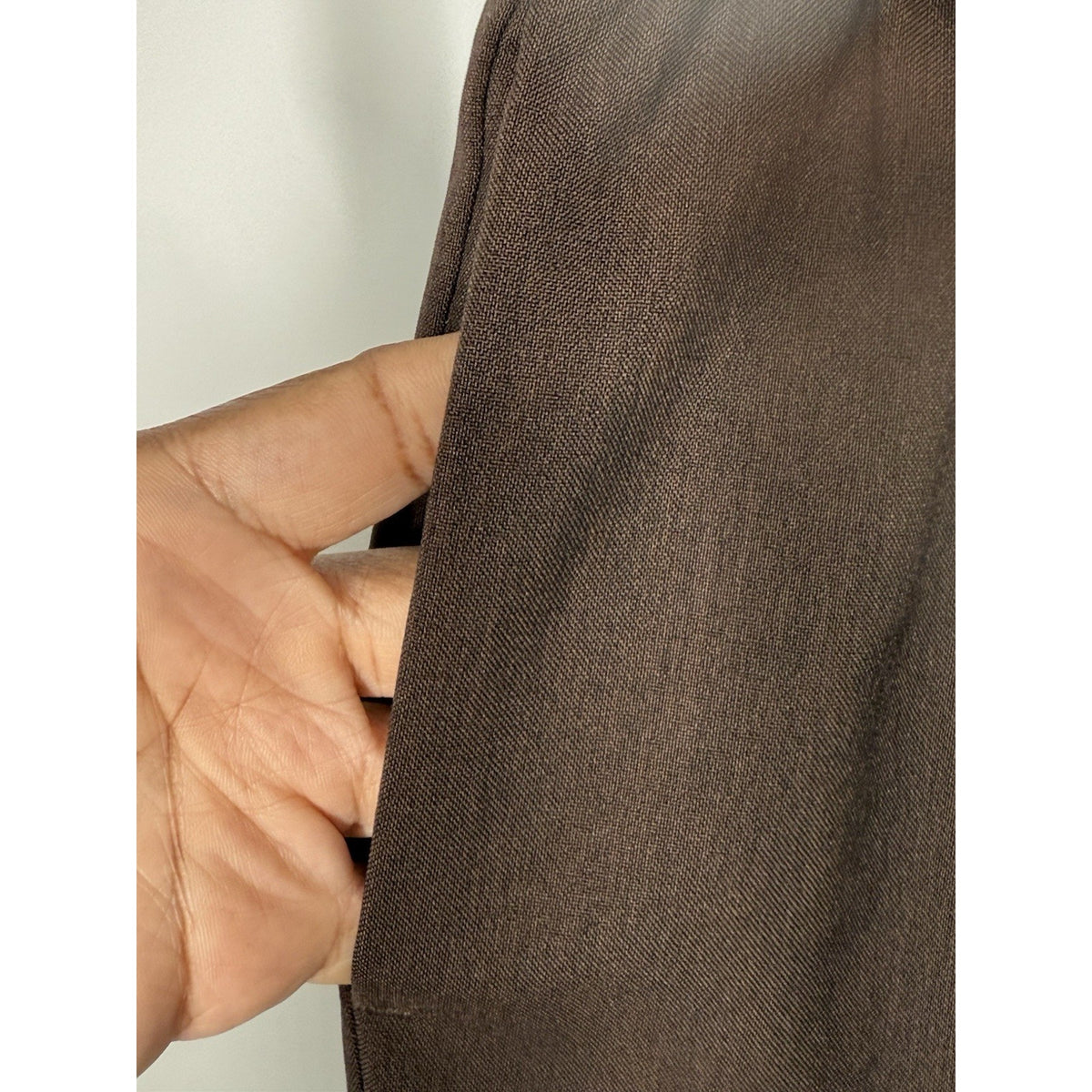 Alia Women’s Size 12 Brown Pull-On Pants Elastic Waist Side Pockets Polyester