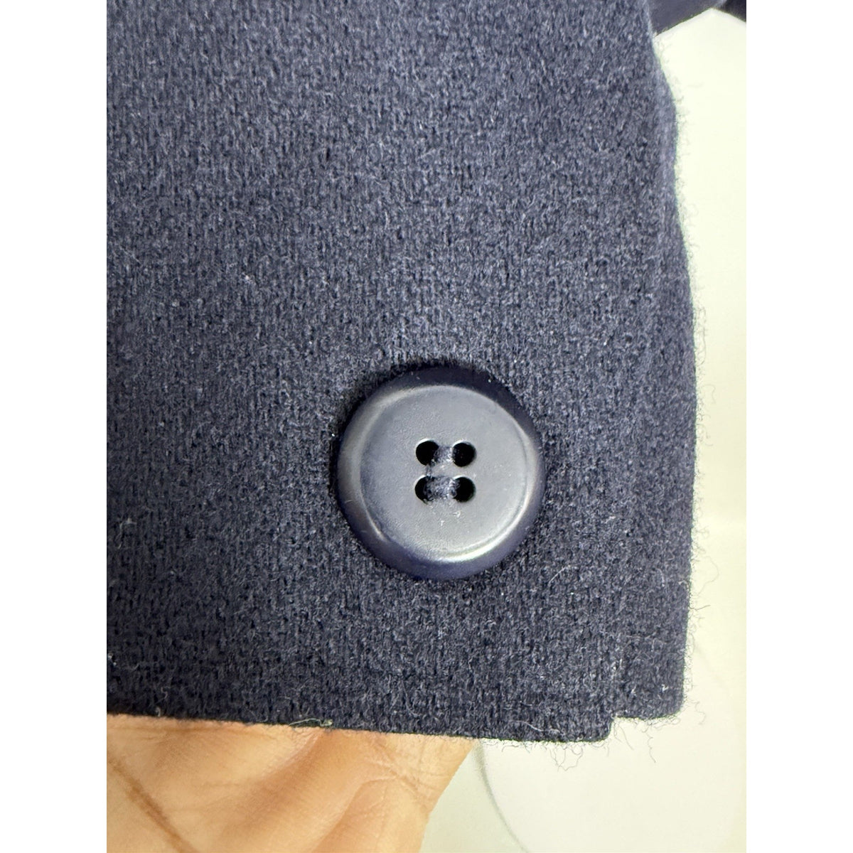 VTG Worthington Merino Wool Blazer Jacket Women 20T Navy Blue 90s Y2K 3-Button