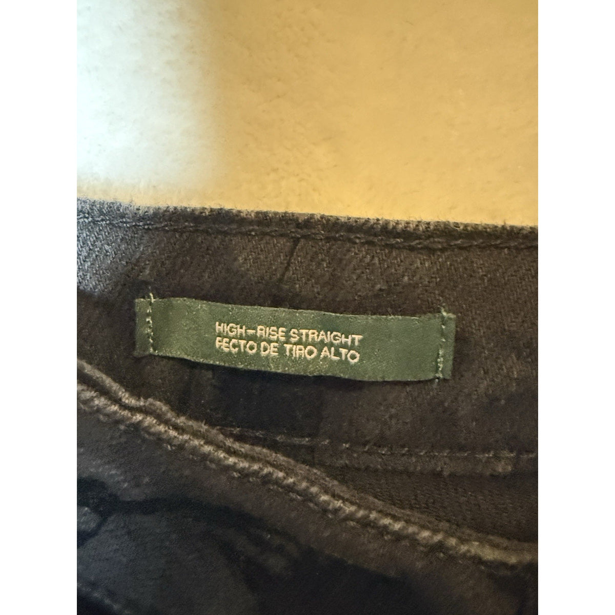 Wild Fable Womens 00 Black Flocked Velvet Rose Floral High Rise Straight Jeans