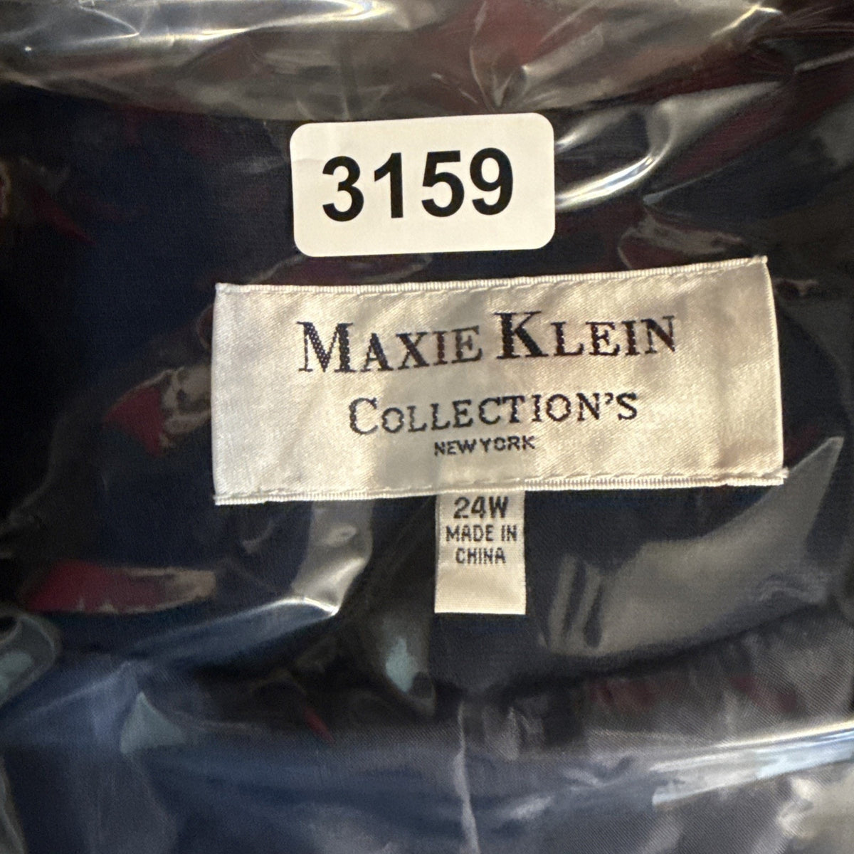 Maxie Klein Collections Beaded Sequin Jacket 24W Black Evening Party Formal Top