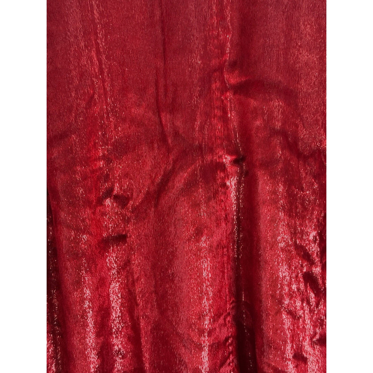 Lane Bryant Red Velvet Short Sleeve Women’s Blouse Top Size 24 Stretch