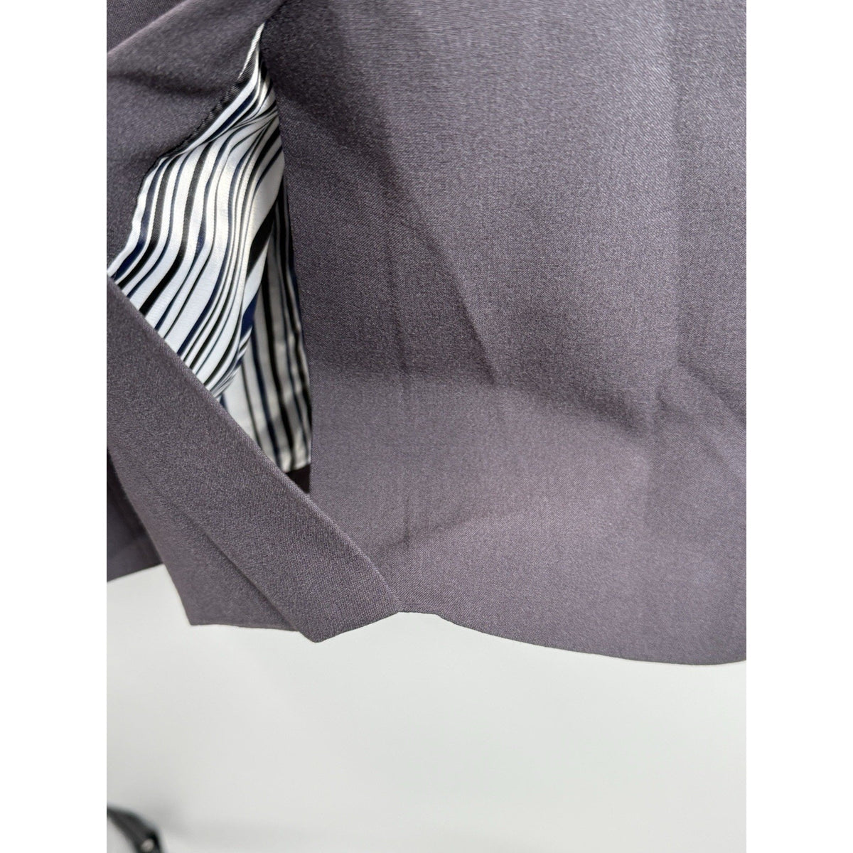 Catherine’s Black Curvy Right Fit Blazer Jacket 32W Brown One Button Career