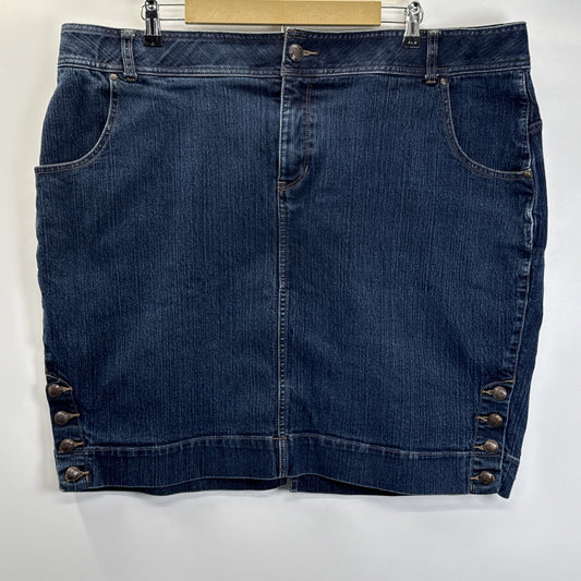 Lane Bryant Skirt Blue Jean Denim Women’s Plus Size 24