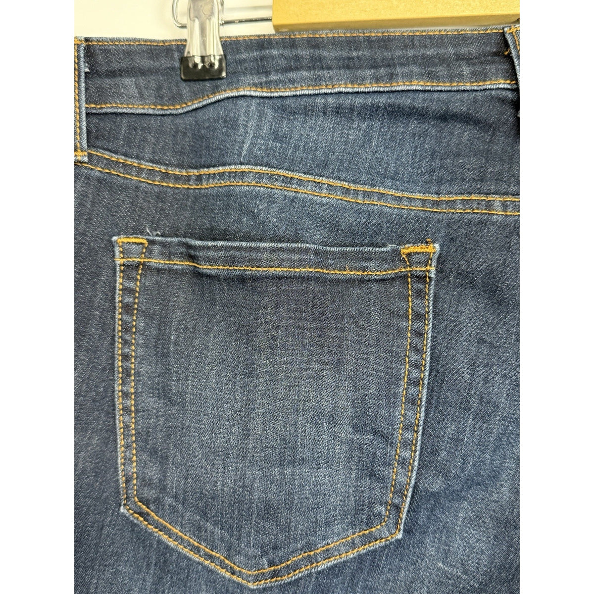 OLD NAVY ROCK STAR Women’s Size 16 Pockets Skinny Jeans Dark Wash